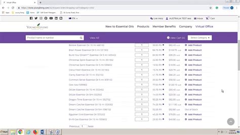 Placing a Standard Order on Virtual Office .